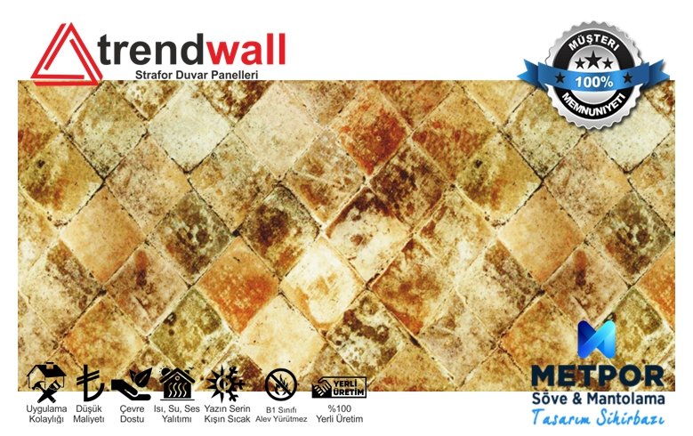 Trendwall Mermer Desenli Duvar Dekorasyonu 16