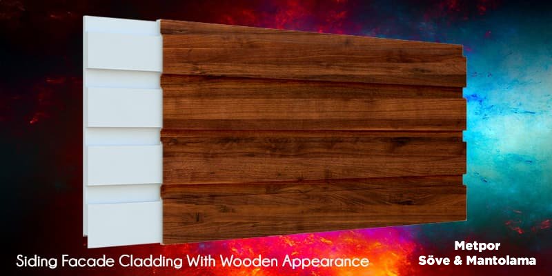 Wooden Patterned Facade Cladding Supplies