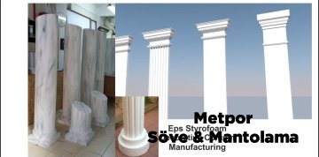 Eps Styrofoam Decorative Column Manufacturing